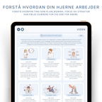 ADHD planlægger med viden om eksekutive funktioner vist på iPad